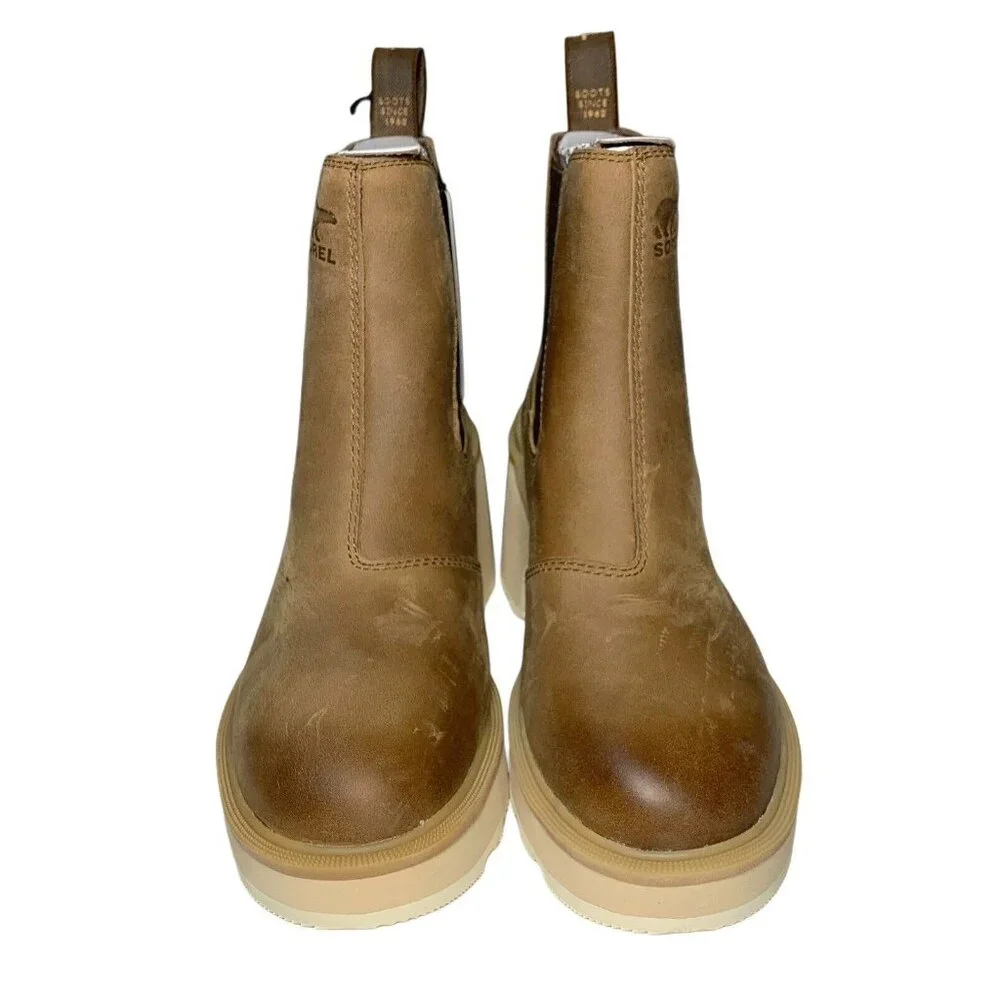SOREL® Women's Hi-Line Heel Chelsea Waterproof Boot Umber, Ceramic Size 7 - Picture 1 of 9